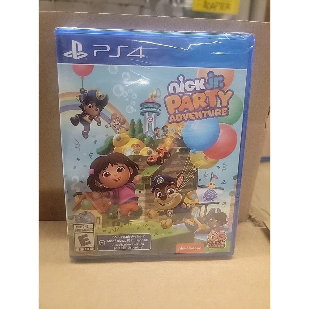 Nick Jr. Party Adventure PS4 w PS5 Upgrade Dora Video Game New Sealed!